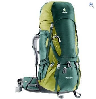 Deuter Aircontact 65+10 Rucksack - Colour: FOREST-MOSS Deuter Aircontact 65+10 Rucksack - Colour: FOREST-MOSS